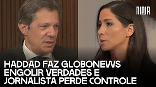 🔥Haddad deixa jornalista sem reação com respostas certeiras na GloboNews! Verdadeira aula ecônomia!🔥