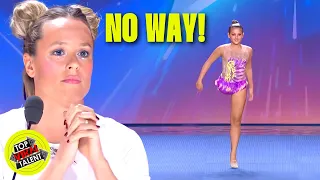 she has only one leg amputee girl gymnast shocks 