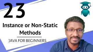 Java for Selenium 23 Java User Defined Methods Instance Method Non Static Method