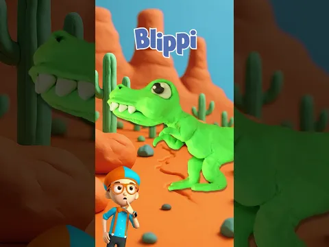 Huevo de dinosaurio de plastilina 🦖 #Blippi #Dinosaurio