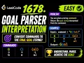 LeetCode 1678 Goal Parser Interpretation C Solution String Parsing Explained