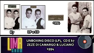 unboxing zez di camargo and luciano 1994 cd lp and cassette limashow 177
