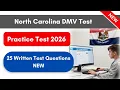 North Carolina DMV Permit Practice Test 2026 25 Written Test Questions Answers