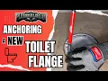 Anchoring a New Toilet Flange To Concrete