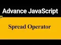 Spread Operator in JavaScript Hindi