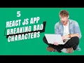 Breaking Bad Character App React JS Material UI 05 api