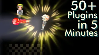 Showing Off 50 Plugins Under 5 Minutes in RPG Maker False Server Scene