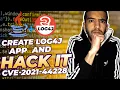 Create a log4j App and Hack It CVE-2021-44228