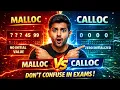 calloc vs malloc in C Difference Between calloc and malloc C Programming in Hindi