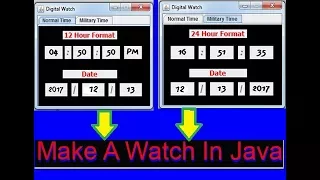 Java Programming 2017 Make a Digital Clock
