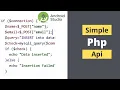 Simple PHP Api In Android Studio For Inserting Data In MySql Code The World