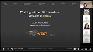 Working with multidimensional datasets in xarray