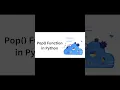 How to implement Lists pop method in Python