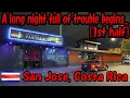 First half A long night in San Jose that trouble continued Don t go out late at night