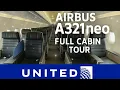 United Airlines Airbus 321neo 4K Full Cabin Tour united airbus