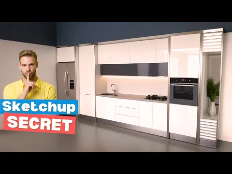 SketchUp Secret: Move ANY Kitchen Sink with Ease!