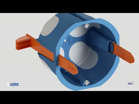 Cajas de mecanismos con membrana que preservan la energía en el edificio. (Solera)