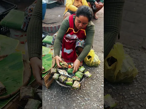 Would You Eat This? Grilled Honeycomb🐝 | Laos Food | Luang Prabang #shorts