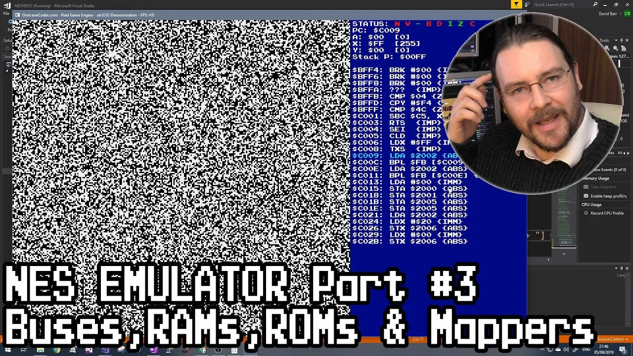 NES Emulator Part #3: Buses, RAMs, ROMs & Mappers