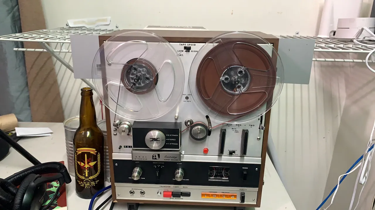 N10TV: Phục Hồi Máy Hát Cổ Akai 1968 - Băng Cối-Reel to Reel