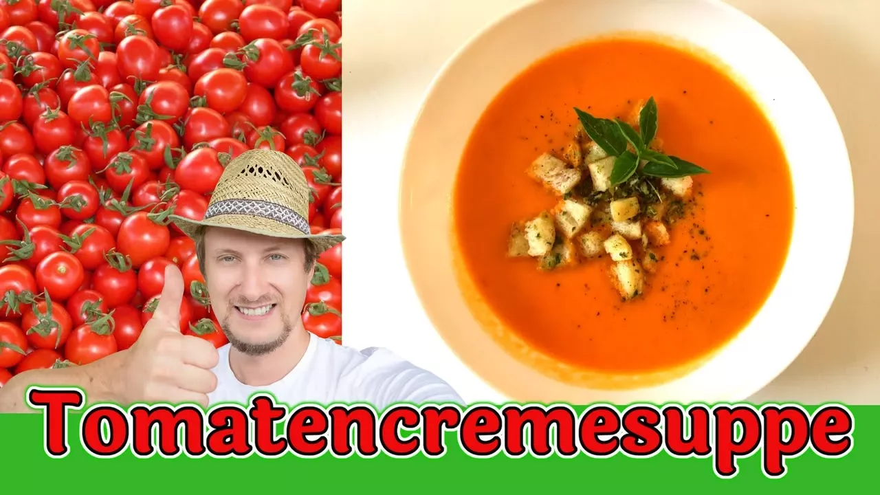 
          
          
          
            
            Tomatencremesuppe 🍅 mit frischen Tomaten vom Balkongarten ✅
          
        . 