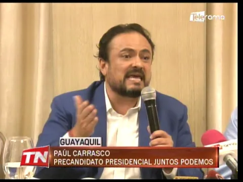 Carrasco anuncia su precandidatura oficial para presidencia de la república