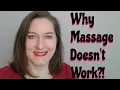 Why Massage Alone Won t Get Rid of Pain from a Physical Therapist