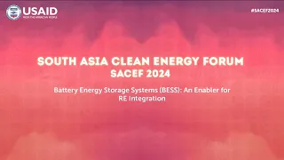 SACEF 2024| Battery Energy Storage Systems (BESS)