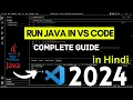 Create Run Java Program in Visual Studio Code 2024 in HINDI VS Code extension for Java