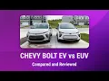Chevrolet Bolt EV vs EUV - Full Comparison Review