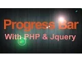 PHP Jquery JS CSS Driven Dynamic Progress Bar