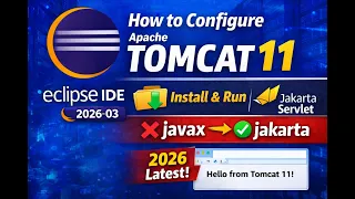 How to Configure Apache Tomcat 11 in Eclipse IDE Jakarta Servlet 2026