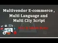 Multivendor Ecommerce Script - Open Source Multilanguage Ecommerce Script