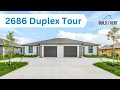 Build 2 Rent Cape Coral FL - Duplex Tour 2686 SQFT Model Build2Rent com