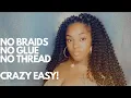 CRAZY EASY BRAIDLESS CROCHET ZURY Water Wave SUPER BEGINNER FRIENDLY You CAN DO IT