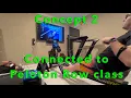 Connecting a Concept 2 RowERG to Peloton App using Apple TV and an iPad