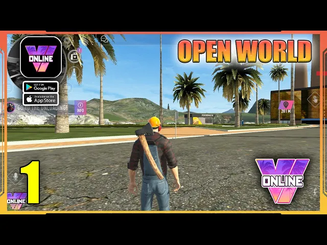 VI ONLINE Gameplay Walkthrough Part 1 (Android, iOS) - Openworld