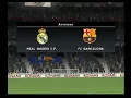 Real Madrid Vs Barcelona  2-0  PES 2010 PS2