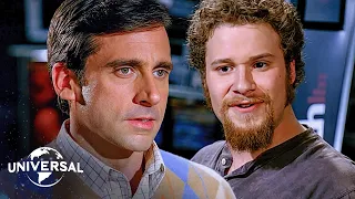 the 40 year old virgin the truth comes out at poker night steve carell 