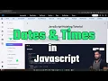 JavaScript Dates Times in Tamil Date Object Methods Formatting Beginner to Advanced