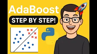AdaBoost Step by Step Easy Explanation Python Code