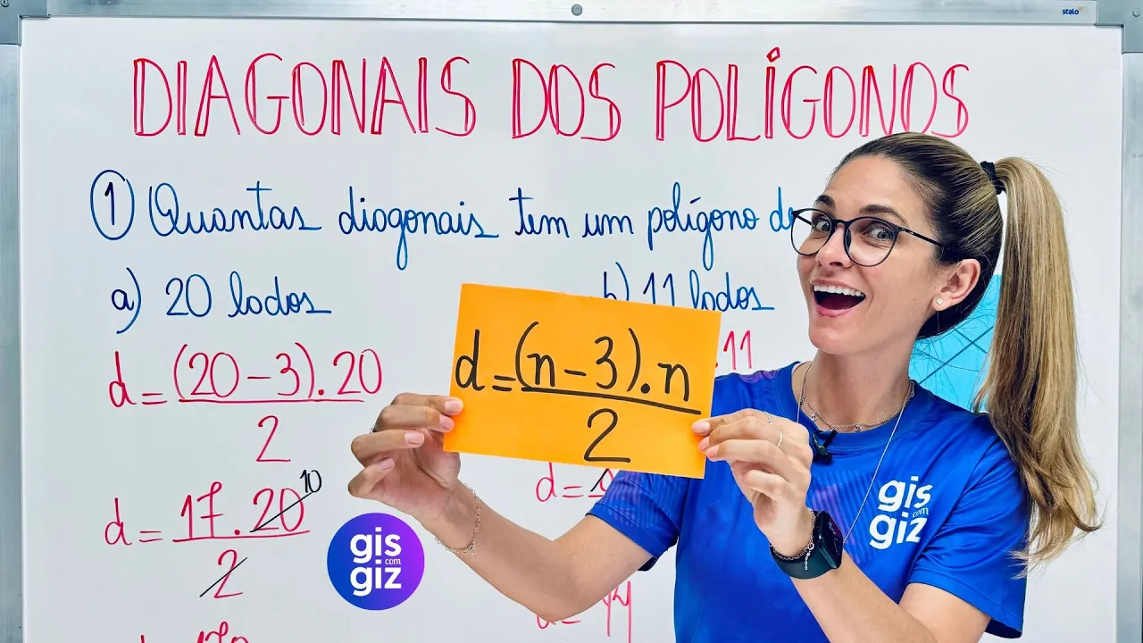 DIAGONAIS DOS POLÍGONOS: TIRANDO SUAS DÚVIDAS COM EXERCÍCIOS