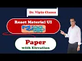 18 React Material UI Paper with Elevation Dr Vipin Classes