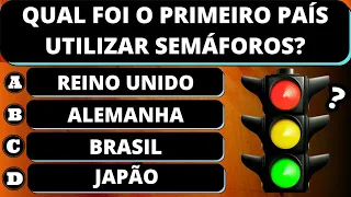 🔵TESTE SEUS CONHECIMENTOS COM 12 PERGUNTAS SOBRE CONHECIMENTOS GERAIS! Escolinha Quiz.