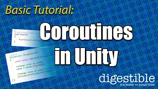 Coroutines in Unity Basic Tutorial for Beginners