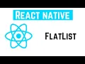 React Native Tutorial - FlatList