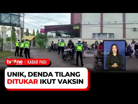 Tarik Minat Masyarakat, Denda Tilang Ditukar Ikut Vaksin