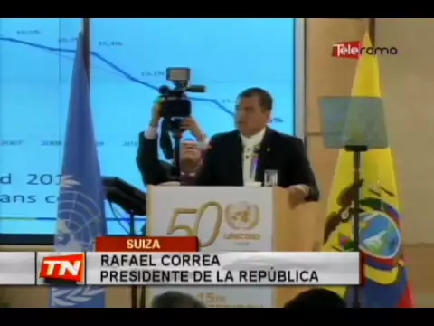 Presidente Correa expuso modelo ecuatoriano en sede de la ONU
