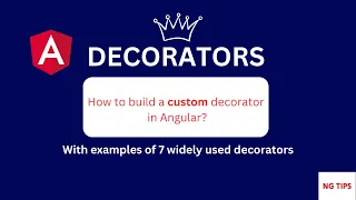 How to write custom decorators in Angular