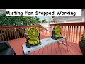 RYOBI 18-Volt ONE 2-Speed Bucket Top Misting Fan fix for a broken water pump